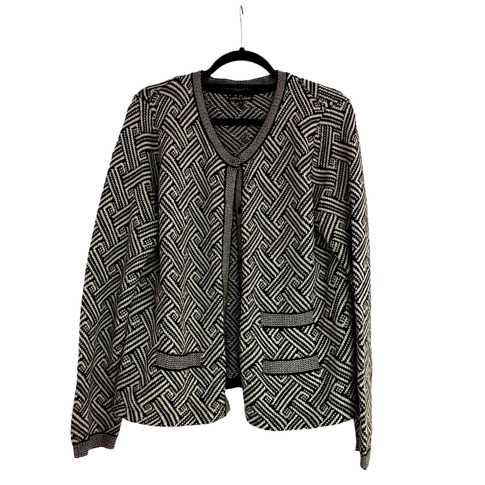 Leo & Ugo black and white cardigan